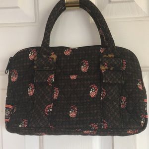 Vera Bradley USA Houndstooth Brown small handbag